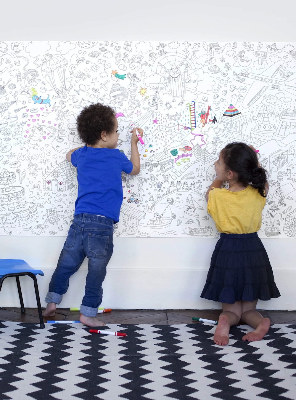 Pranzo da colorare: scegli il colore mobili da colorare a prato ...