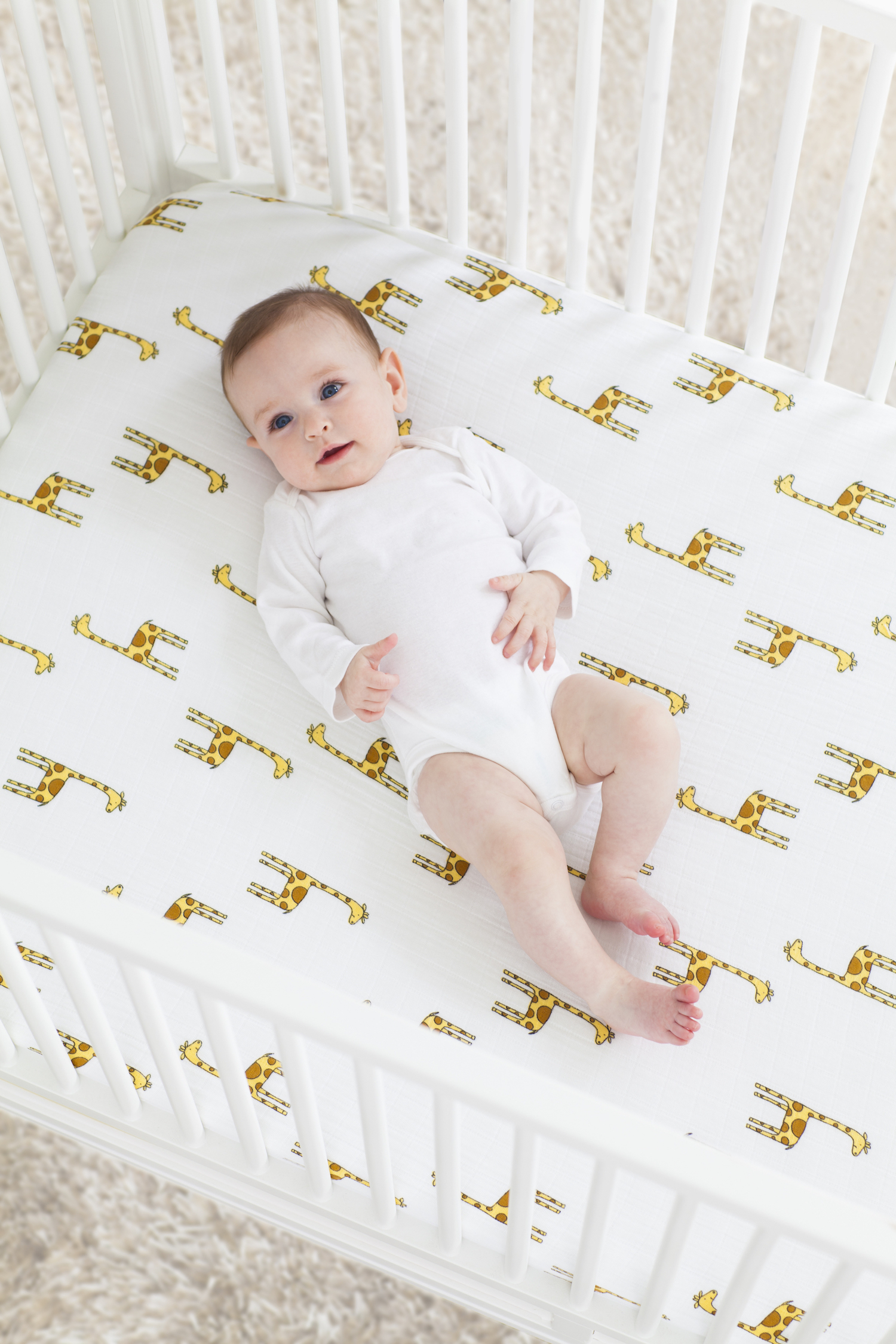 Jungle Jam Giraffe Cot Sheet